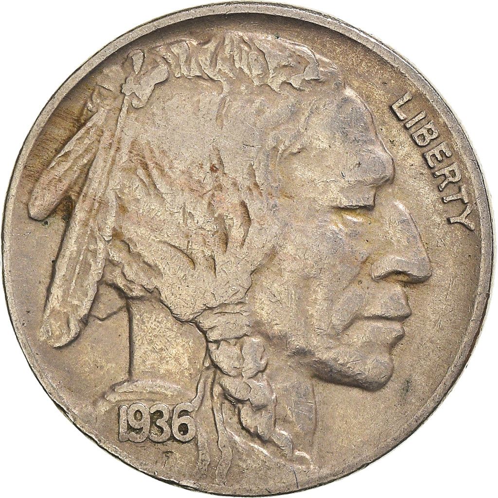 United States | American 5 Cents Coin | Cheyenne Chief | Bison | KM134 | 1913 - 1938