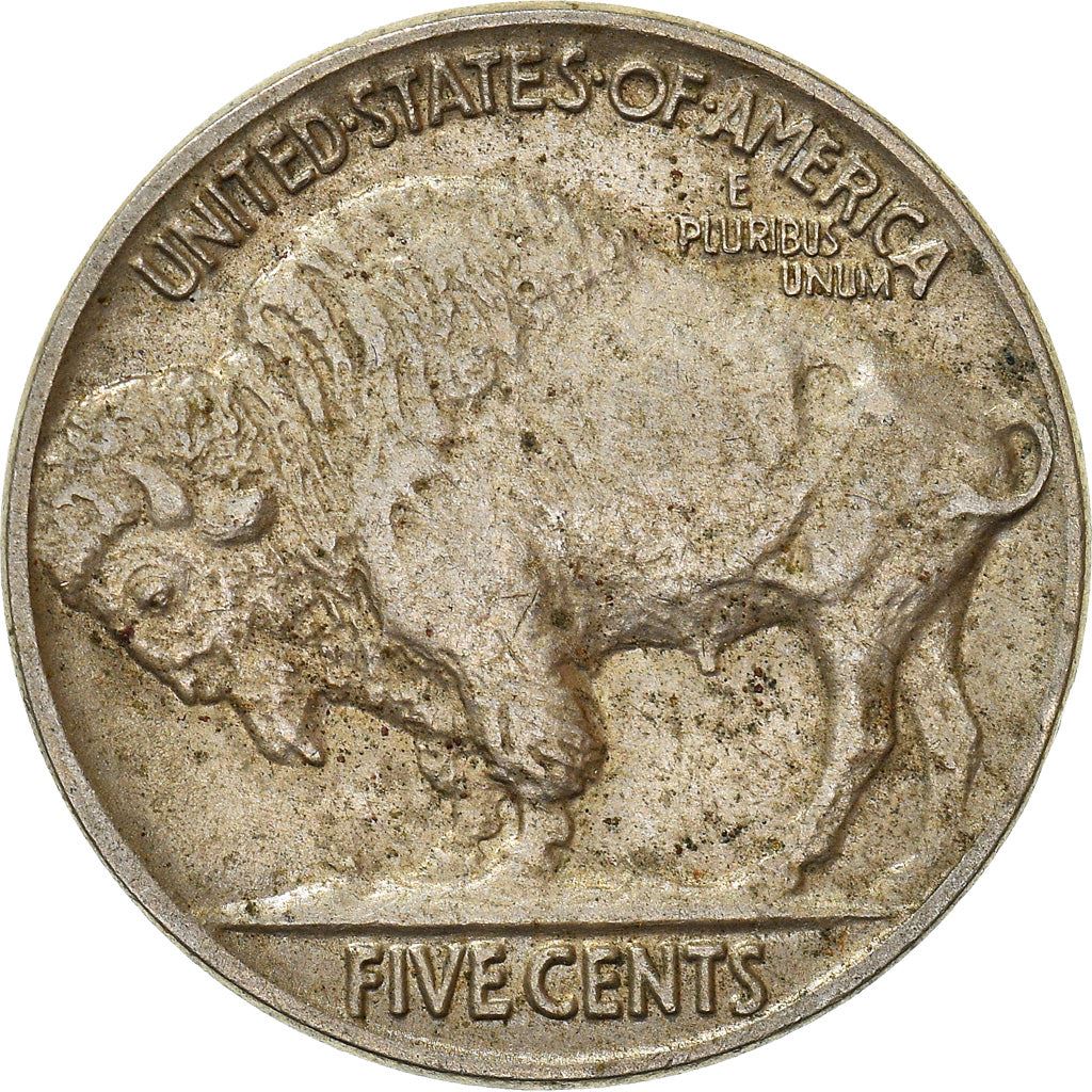 United States | American 5 Cents Coin | Cheyenne Chief | Bison | KM134 | 1913 - 1938