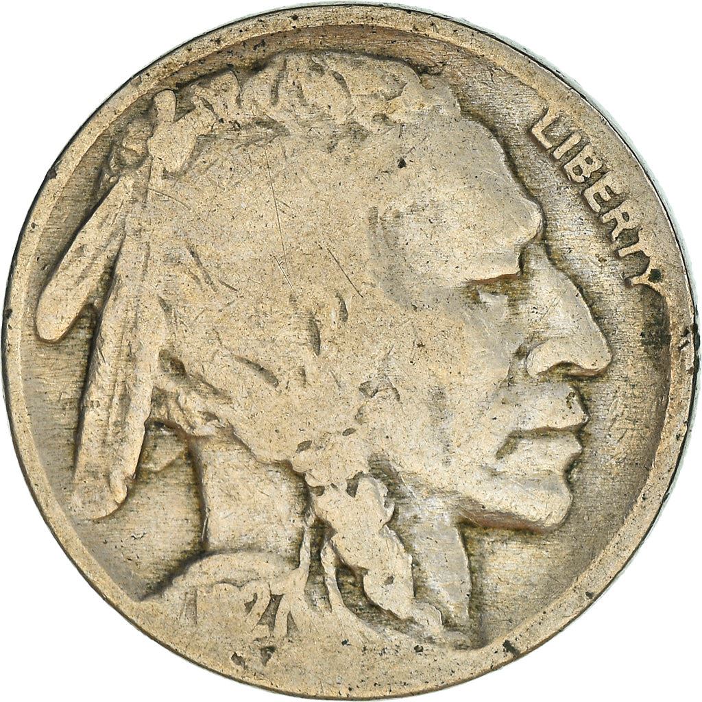 United States | American 5 Cents Coin | Cheyenne Chief | Bison | KM134 | 1913 - 1938