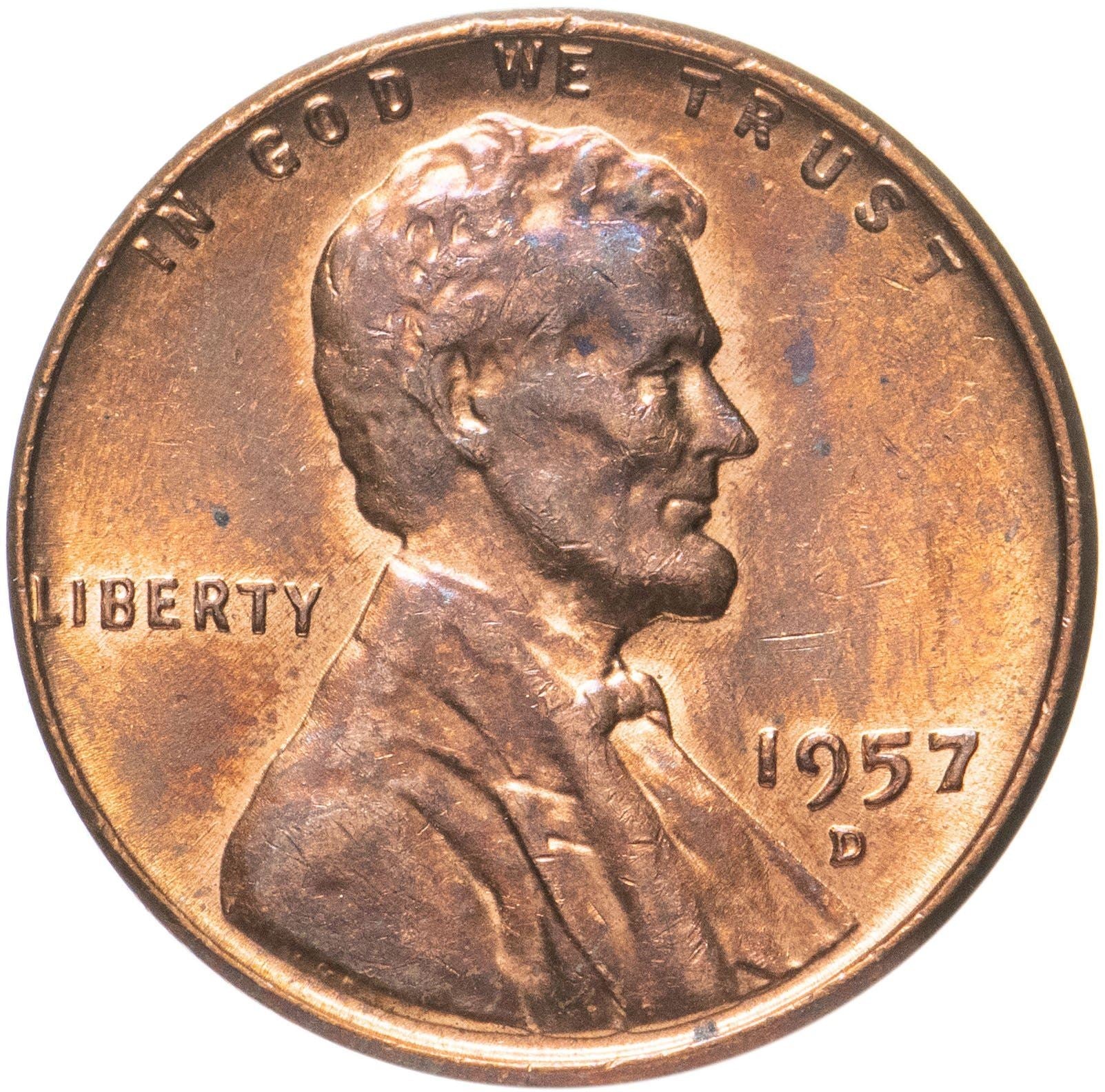 United States Coin American 1 Cent | Abraham Lincoln | Capitol Dome | KM132 | 1909 - 1958