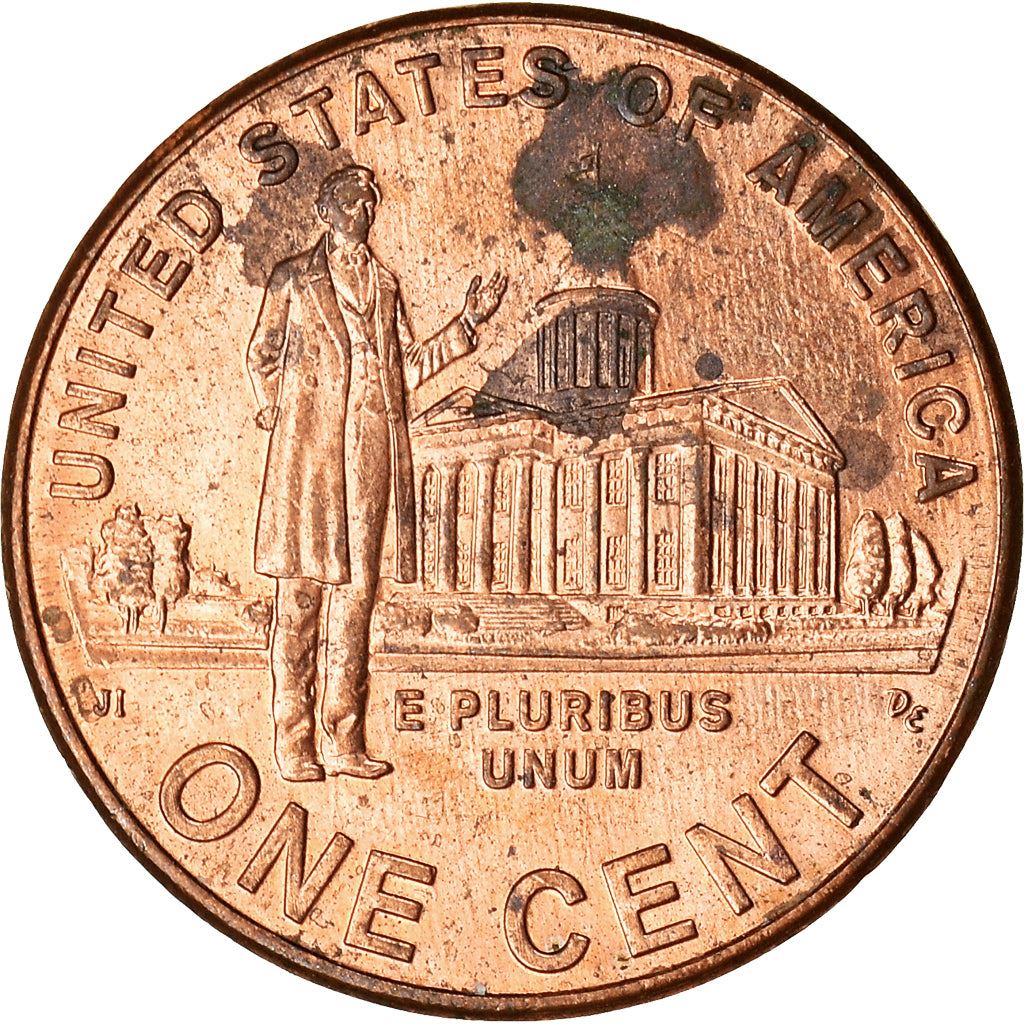 United States Coin American 1 Cent | Abraham Lincoln | Springfield Capitol Building | KM443 | 2009