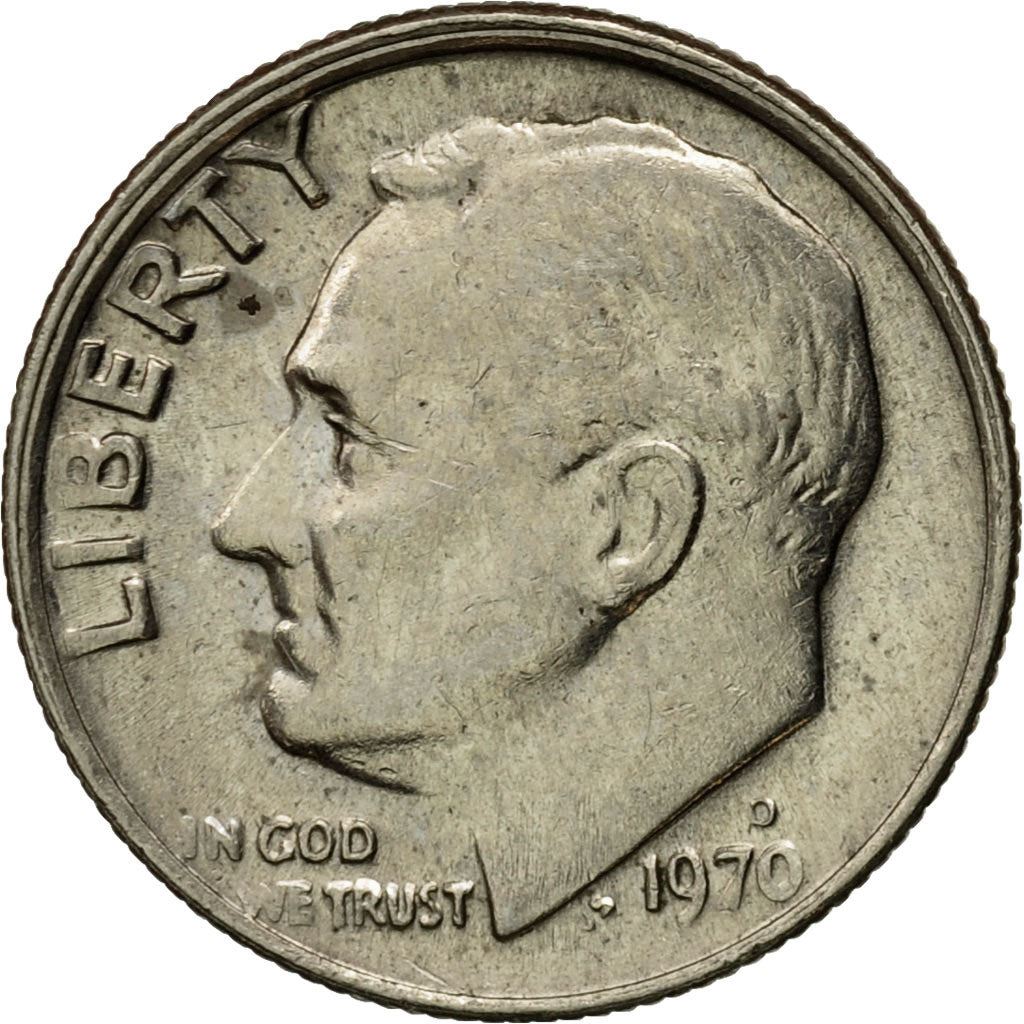 United States Coin American 1 Dime | Franklin D. Roosevelt | KM195a | 1965 - 2021