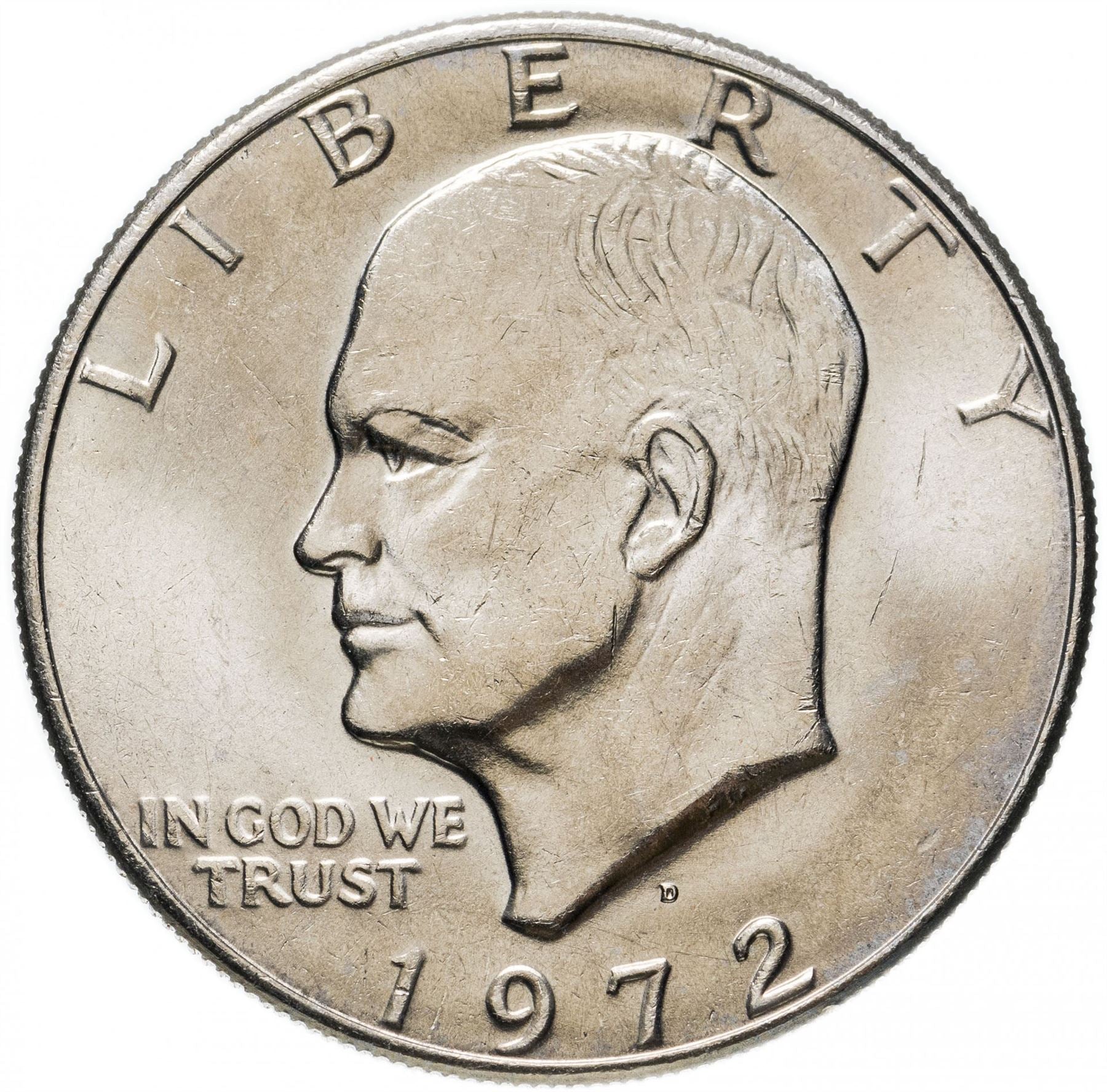 United States Coin American 1 Dollar | Dwight D. Eisenhower | Apollo 11 | KM203 | 1971 - 1978