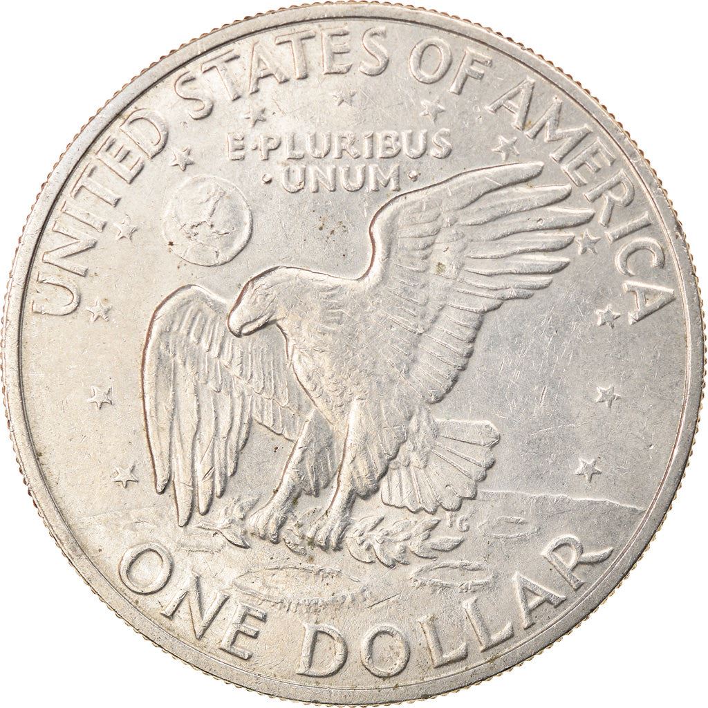 United States Coin American 1 Dollar | Dwight D. Eisenhower | Apollo 11 | KM203 | 1971 - 1978