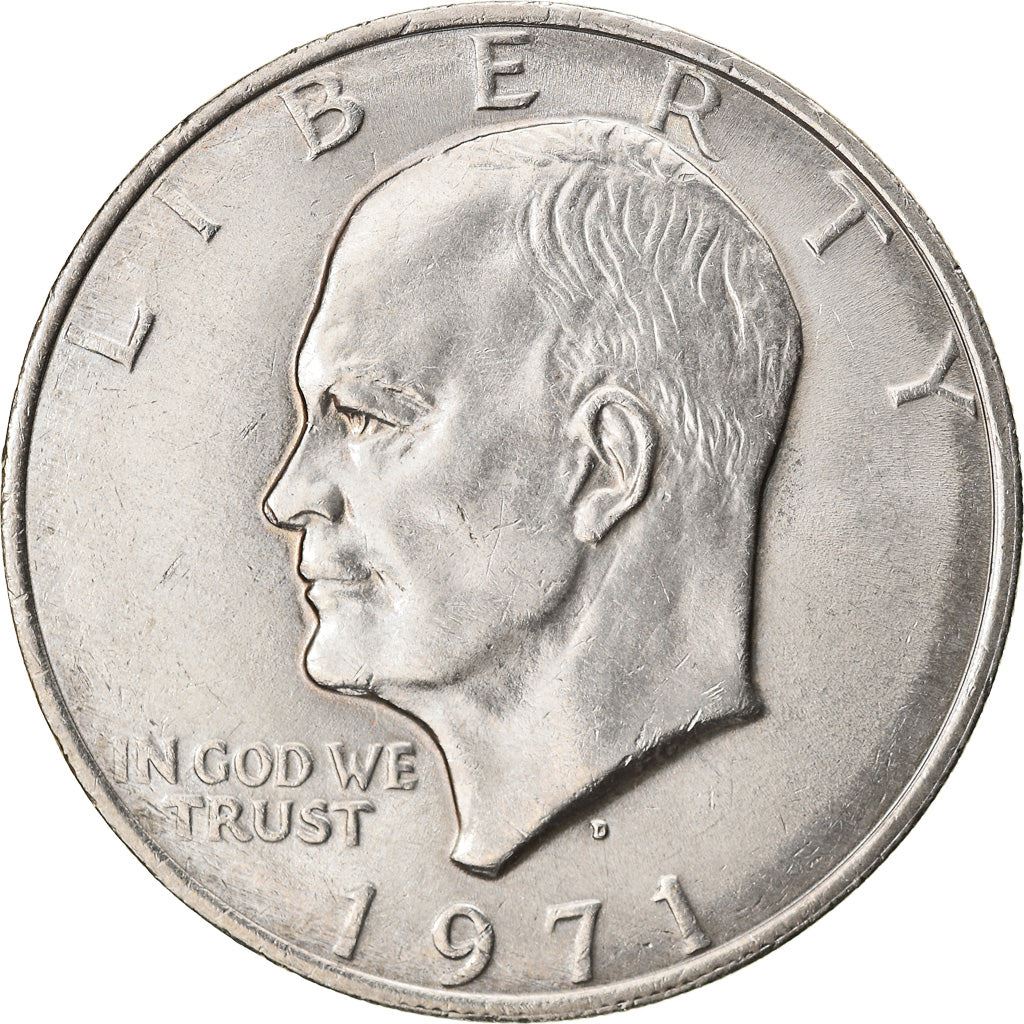 United States Coin American 1 Dollar | Dwight D. Eisenhower | Apollo 11 | KM203 | 1971 - 1978