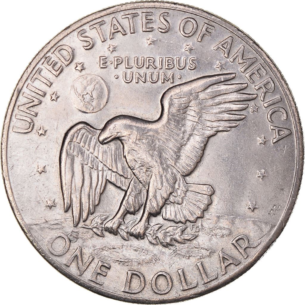 United States Coin American 1 Dollar | Dwight D. Eisenhower | Apollo 11 | KM203 | 1971 - 1978