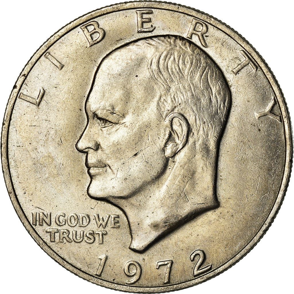 United States Coin American 1 Dollar | Dwight D. Eisenhower | Apollo 11 | KM203 | 1971 - 1978