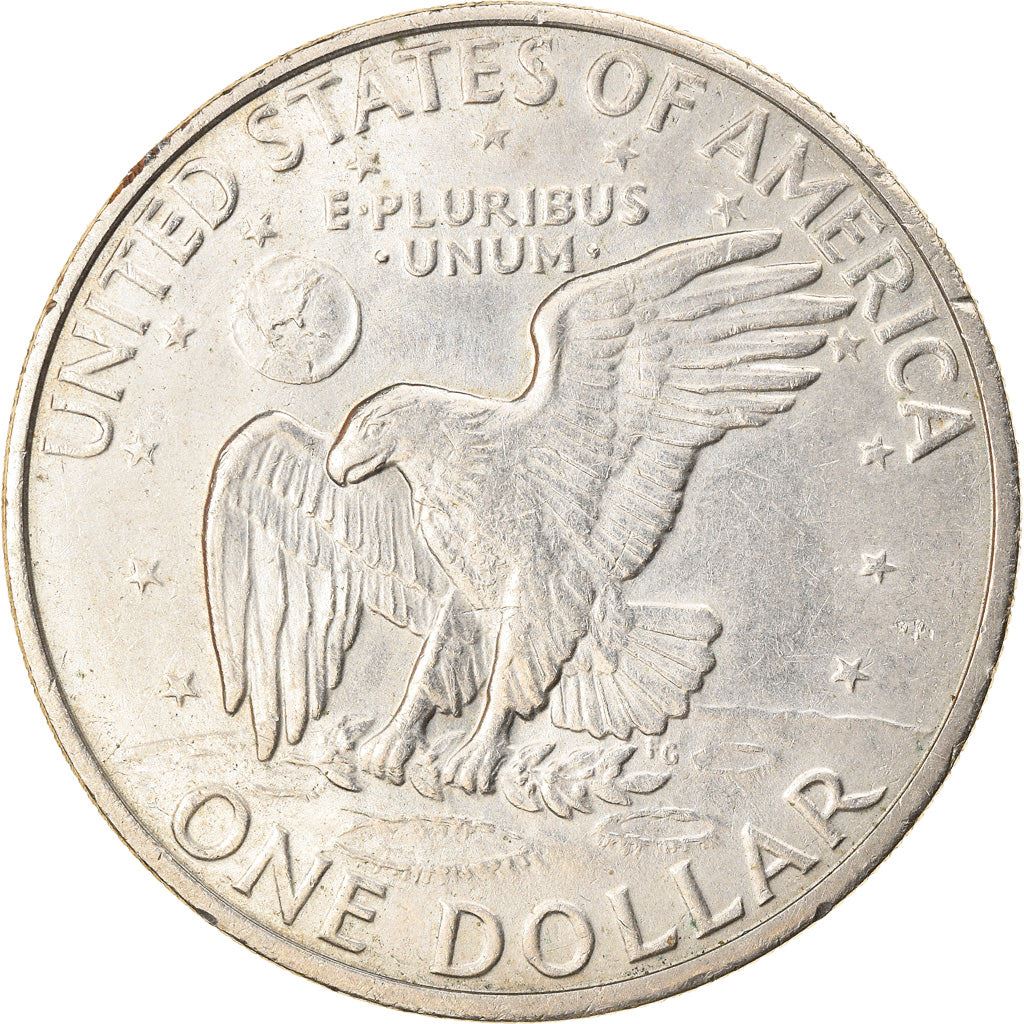 United States Coin American 1 Dollar | Dwight D. Eisenhower | Apollo 11 | KM203 | 1971 - 1978