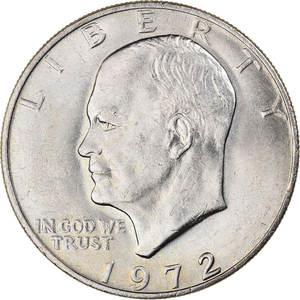 United States Coin American 1 Dollar | Dwight D. Eisenhower | Apollo 11 | KM203 | 1971 - 1978