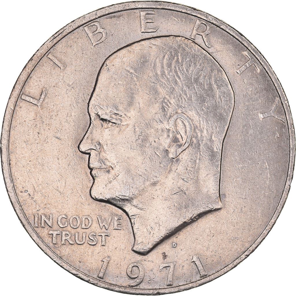 United States Coin American 1 Dollar | Dwight D. Eisenhower | Apollo 11 | KM203 | 1971 - 1978