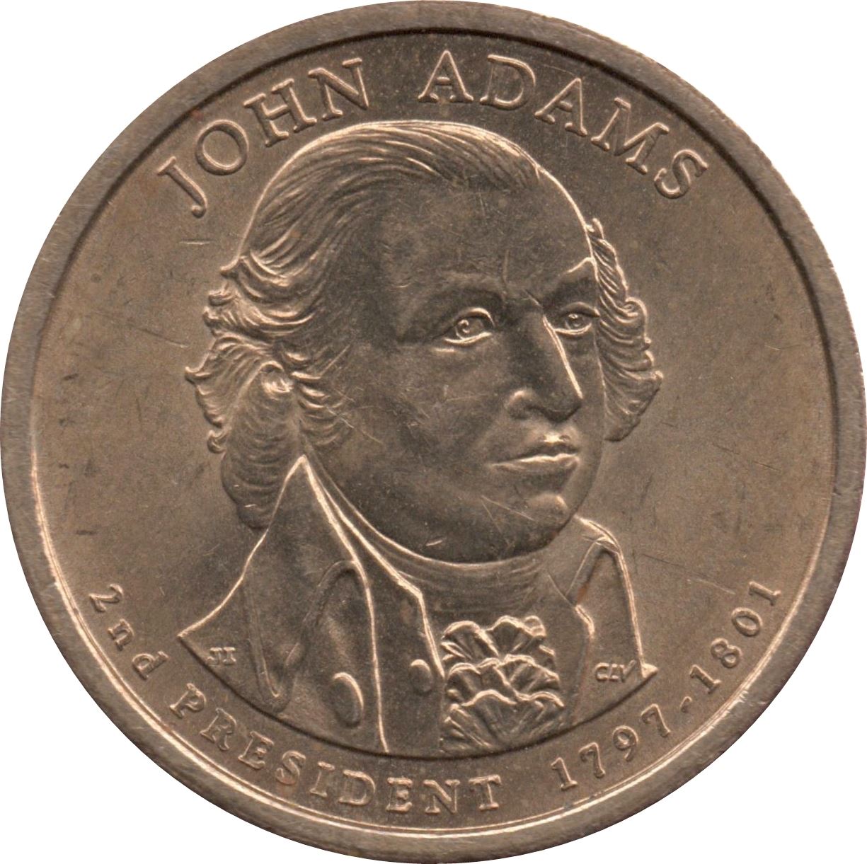 United States Coin American 1 Dollar | John Adams | Statute of Liberty | KM402 | 2007