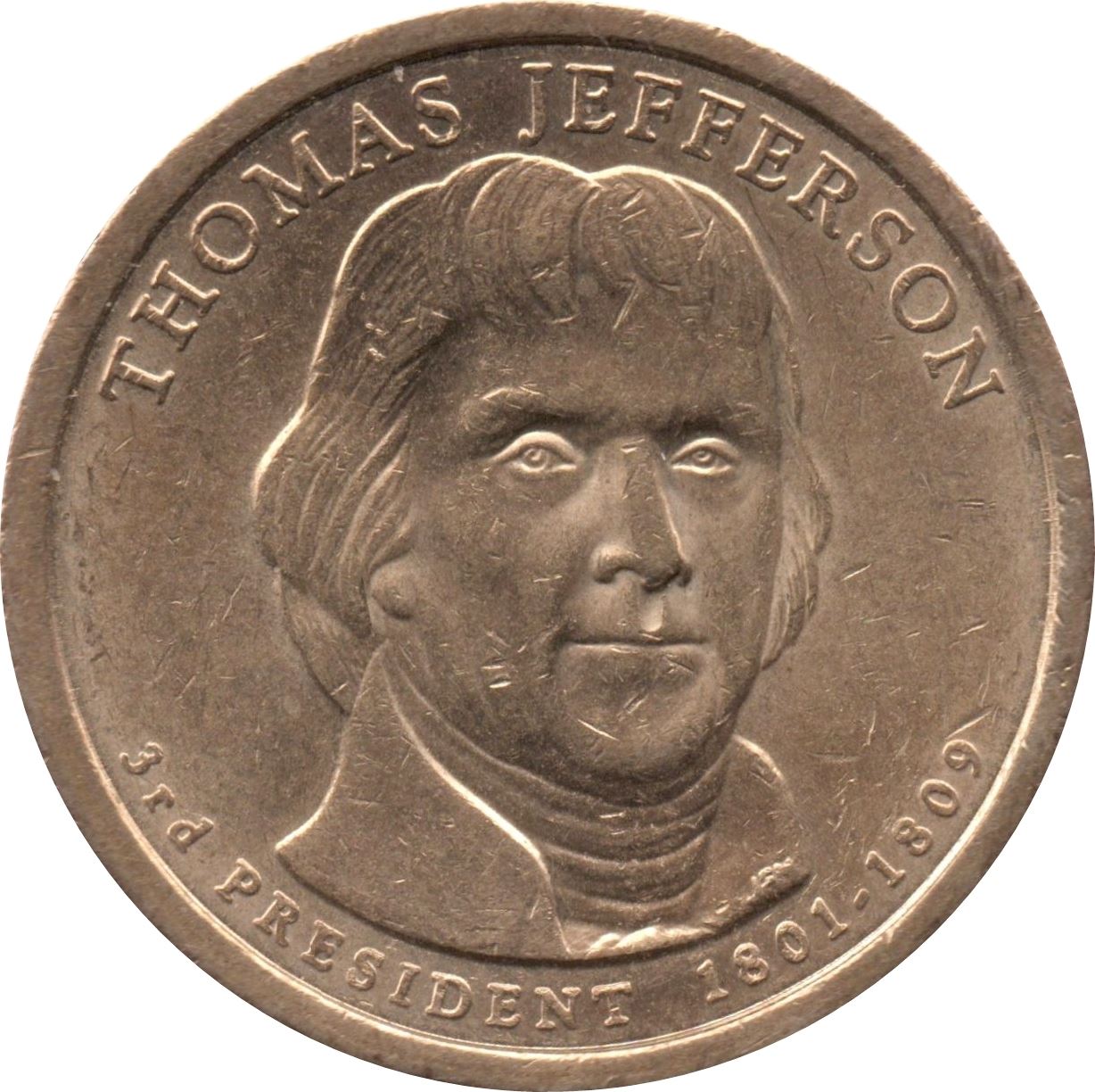 United States Coin American 1 Dollar | Thomas Jefferson | Statue of Liberty | KM403 | 2007