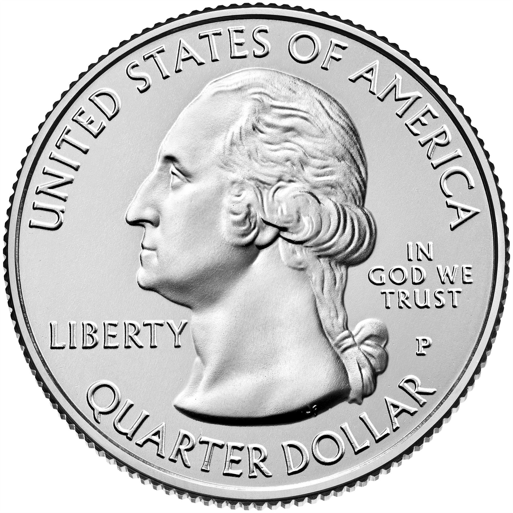 United States Coin American ¼ Dollar | George Washington | Alley Mill | KM655 | 2017