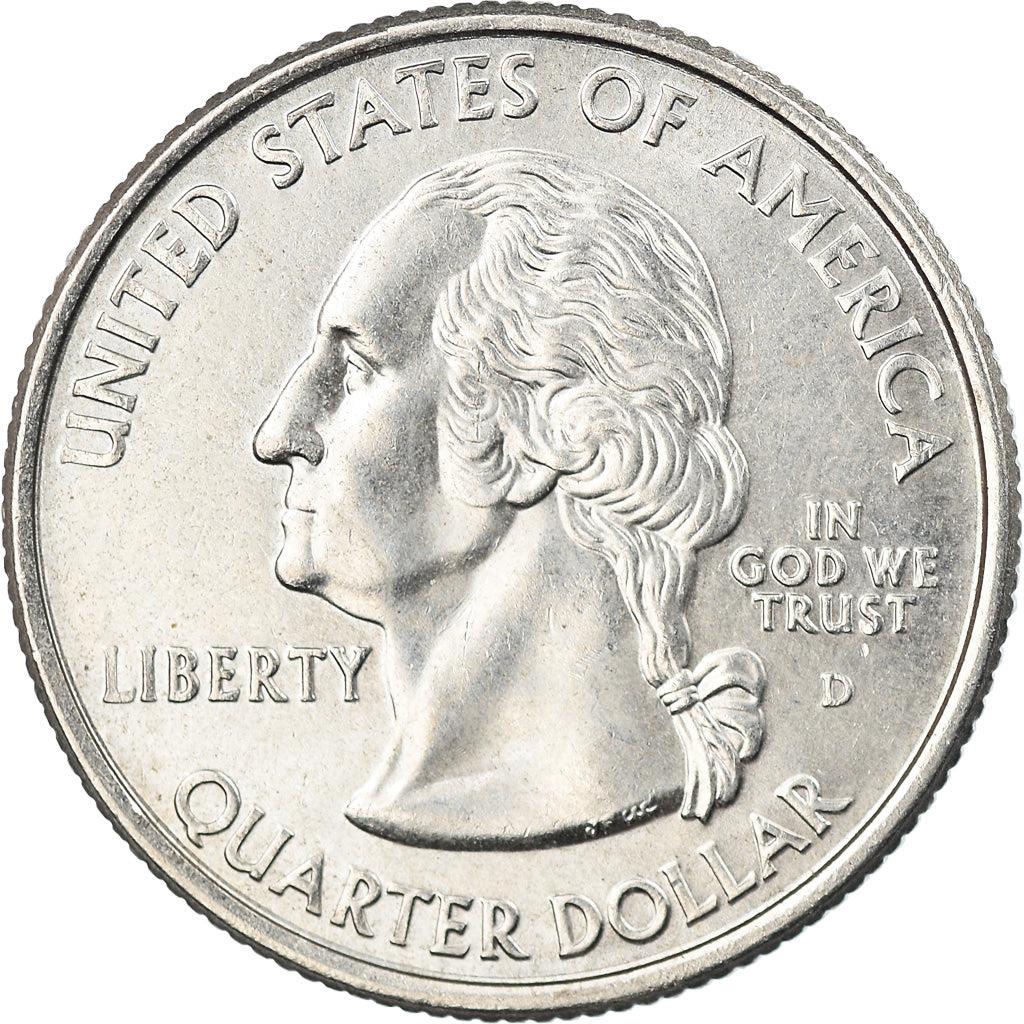 United States Coin American ¼ Dollar | George Washington | Arizona | The Grand Canyon | Saguaro Cactus | KM423 | 2008