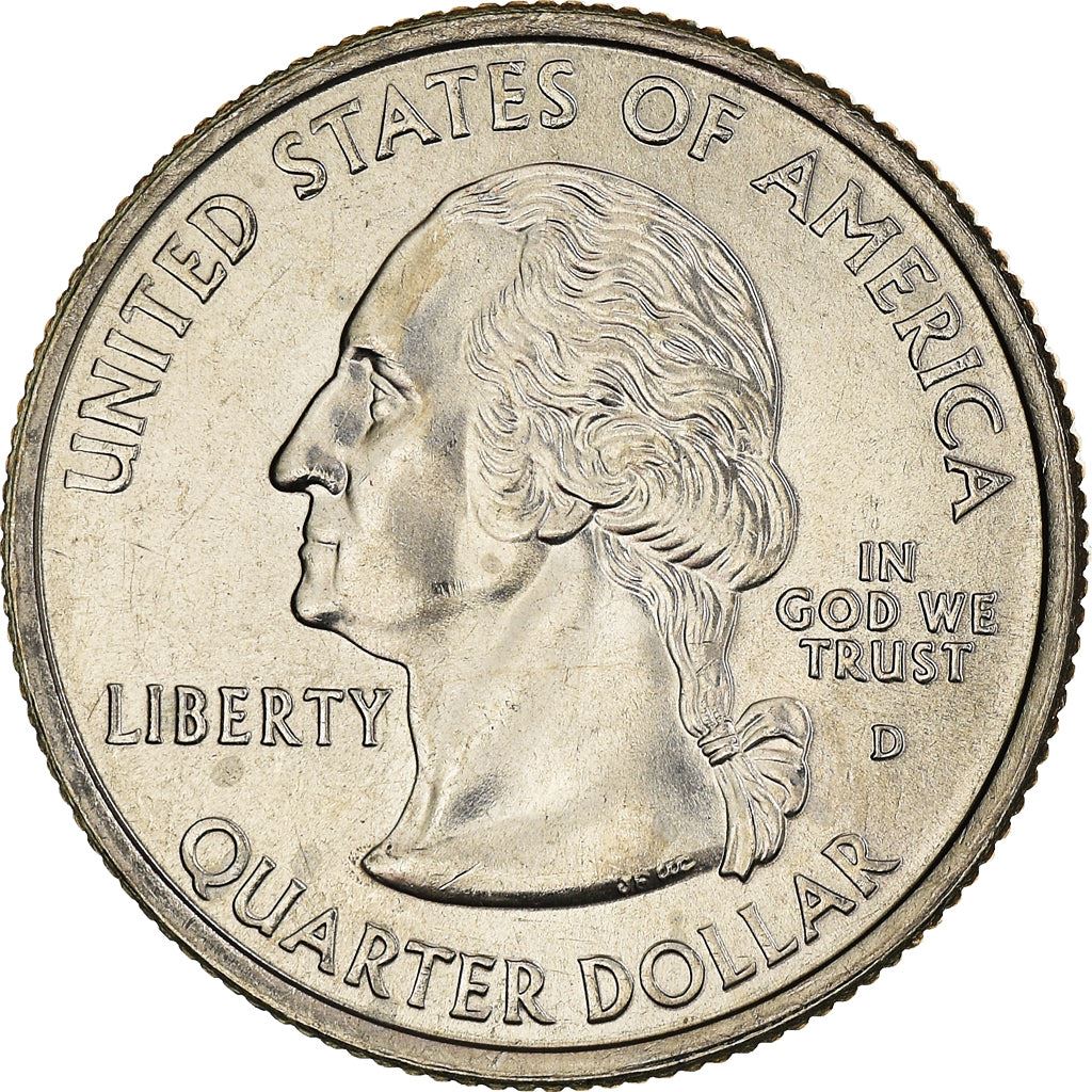 United States Coin American ¼ Dollar | George Washington | Minuteman Starue | KM305 | 2000