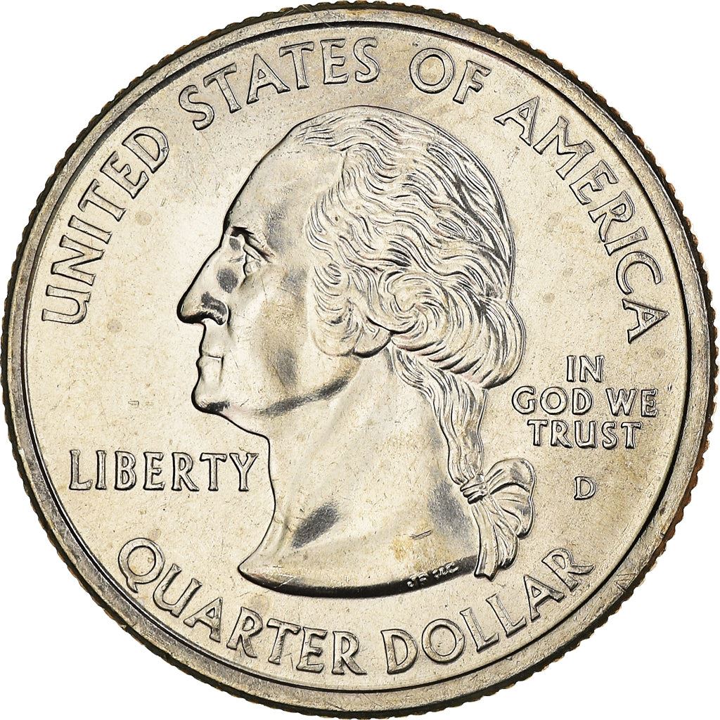 United States Coin American ¼ Dollar | George Washington | Minuteman Starue | KM305 | 2000