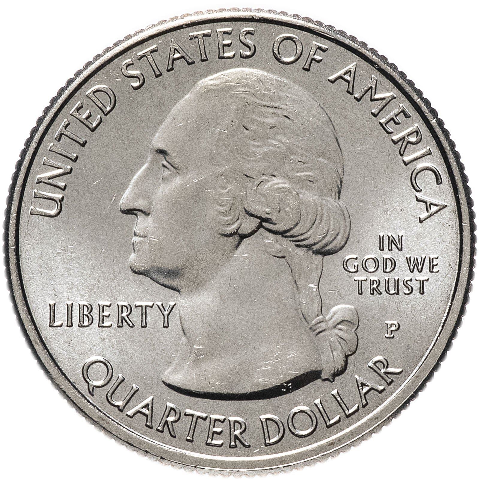 United States Coin American ¼ Dollar | George Washington | Power Loom | KM694 | 2019