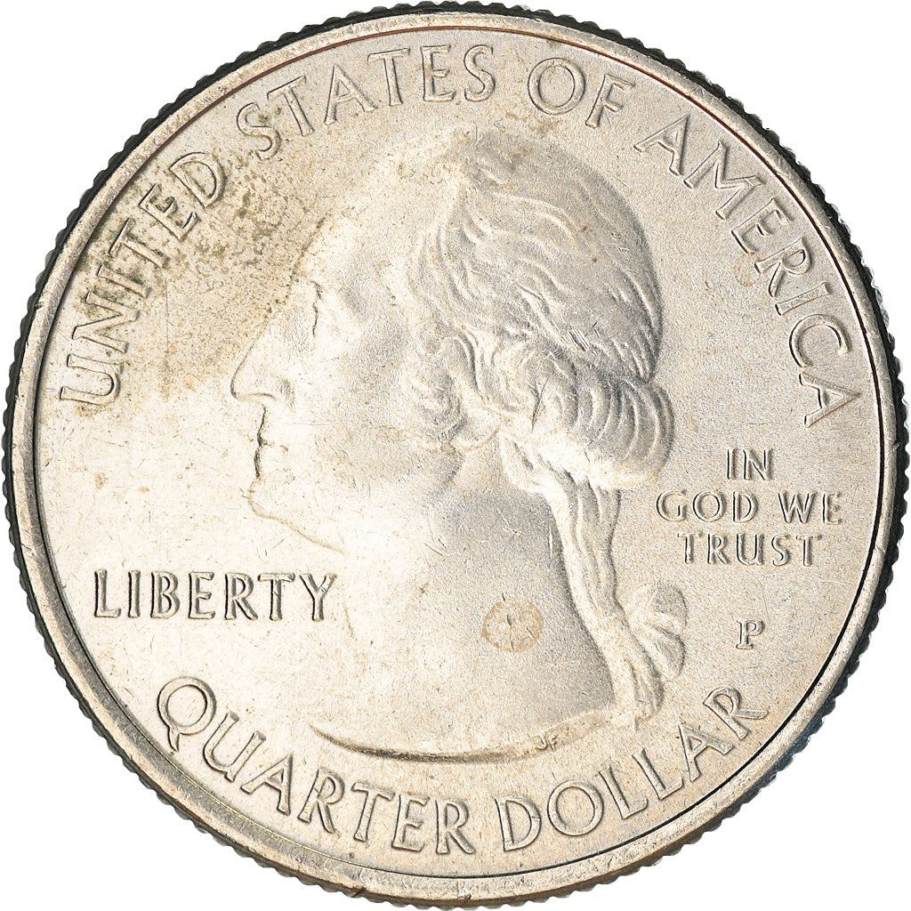 United States Coin American ¼ Dollar | George Washington | Roosevelt Elk | Hoh River | Mount Olympus | KM496 | 2011