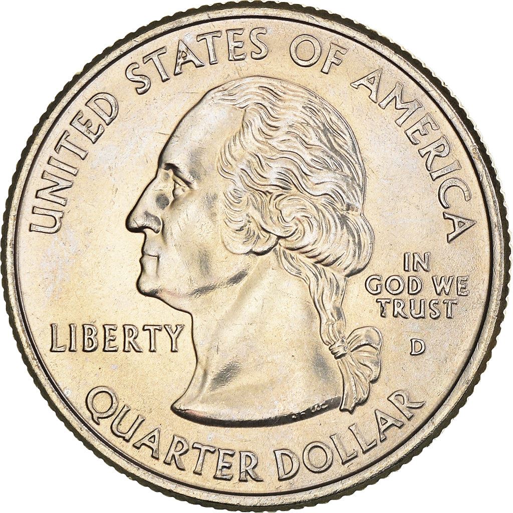 United States Coin American ¼ Dollar | George Washington | Snow-capped Mountains | Sun | Sagebrush | KM382 | 2006