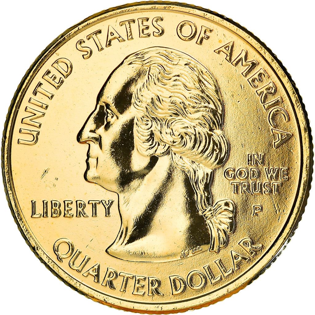 United States Coin American ¼ Dollar | George Washington | Tennessee | Guitar | Trumpet | Violin | KM331 | 2002