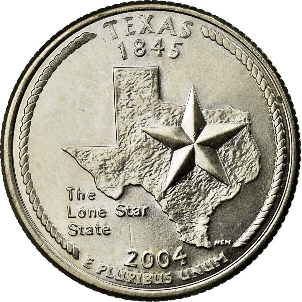 United States Coin American ¼ Dollar | George Washington | Texas | KM357 | 2004