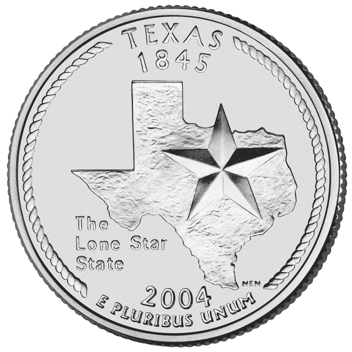 United States Coin American ¼ Dollar | George Washington | Texas | KM357 | 2004