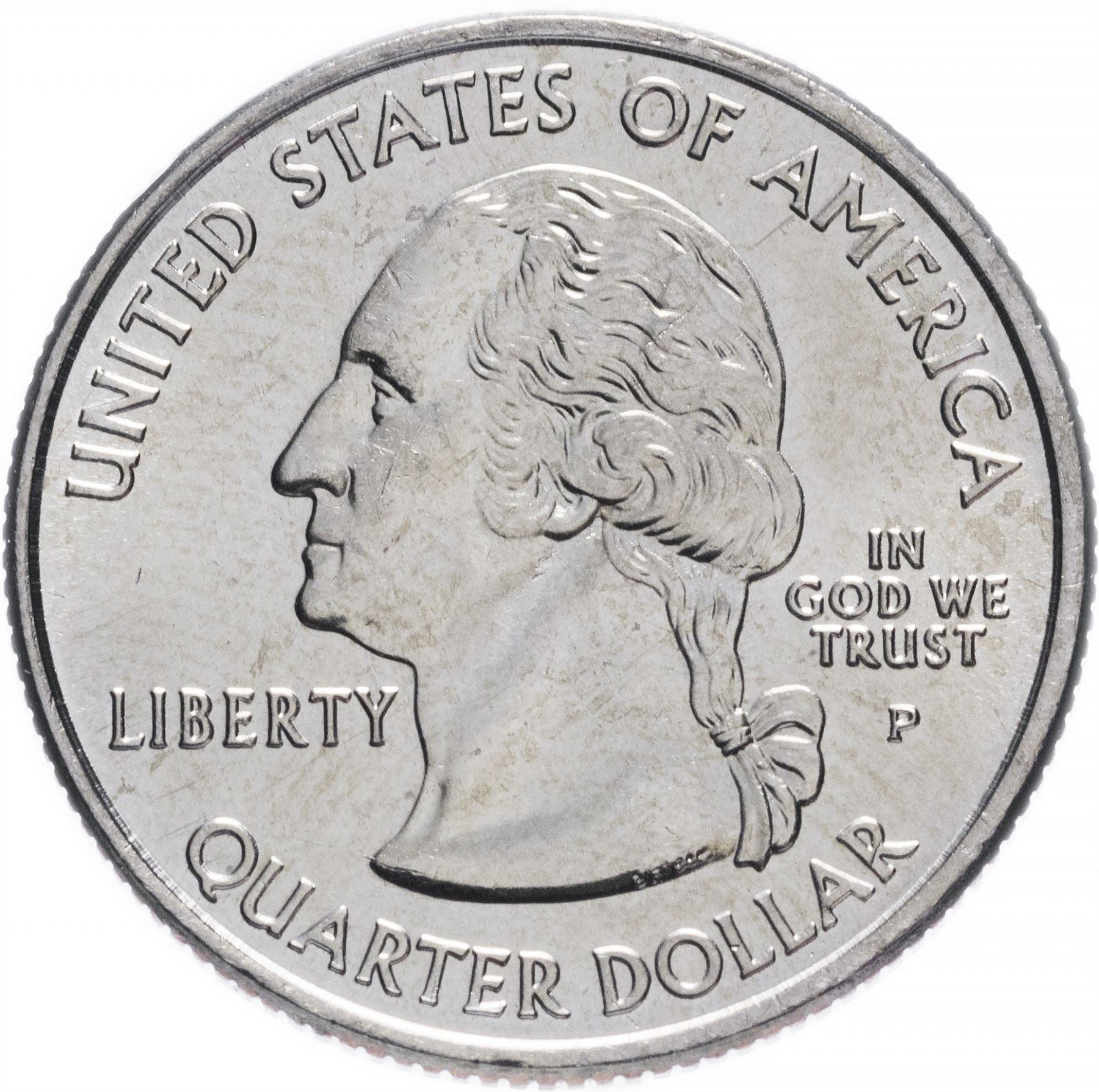 United States Coin American ¼ Dollar | New York | George Washington | Statue of Liberty | KM318 | 2001