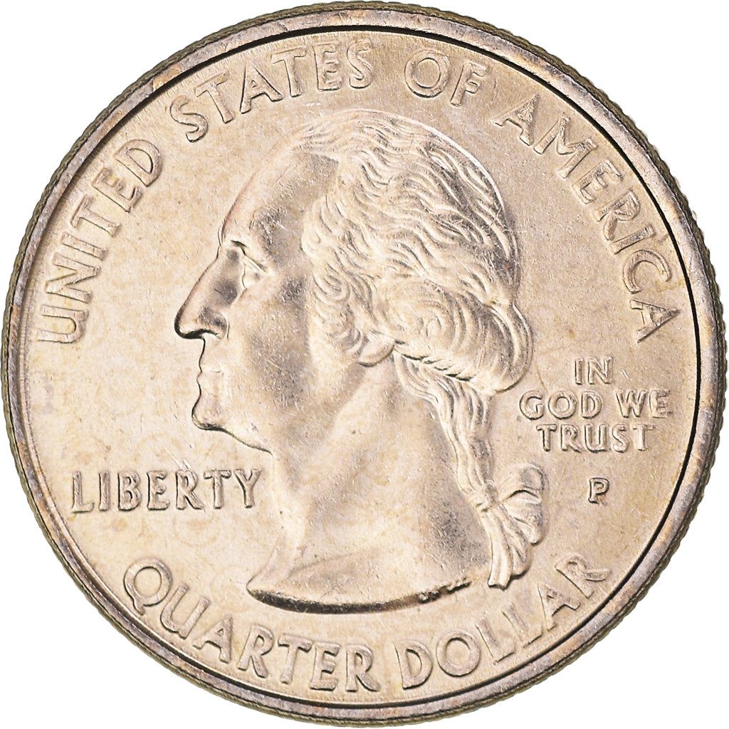 United States Coin American ¼ Dollar | New York | George Washington | Statue of Liberty | KM318 | 2001