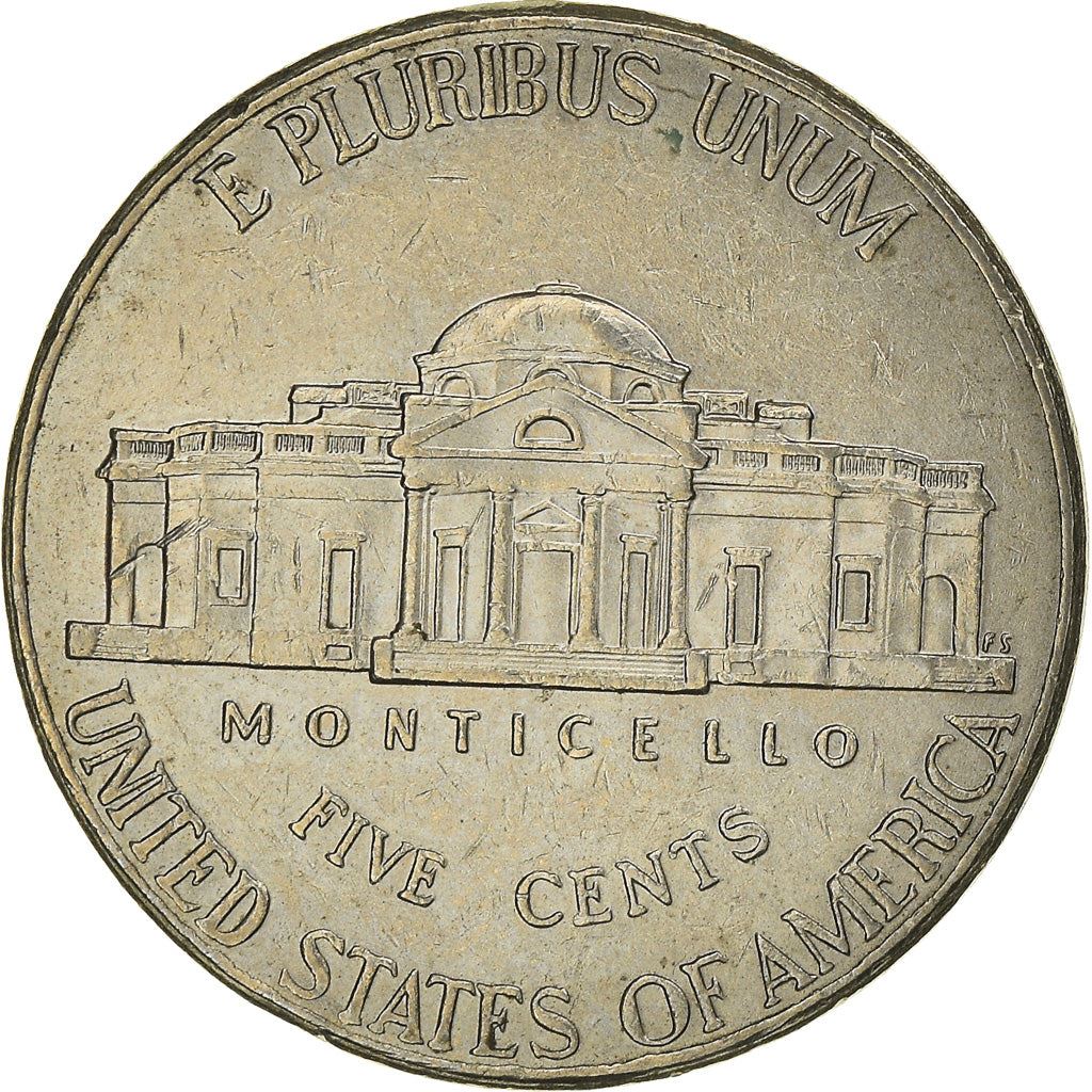 United States Coin American 5 Cents | Thomas Jefferson | Monticello | KM381 | 2006 - 2021