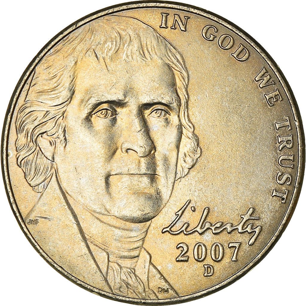 United States Coin American 5 Cents | Thomas Jefferson | Monticello | KM381 | 2006 - 2021