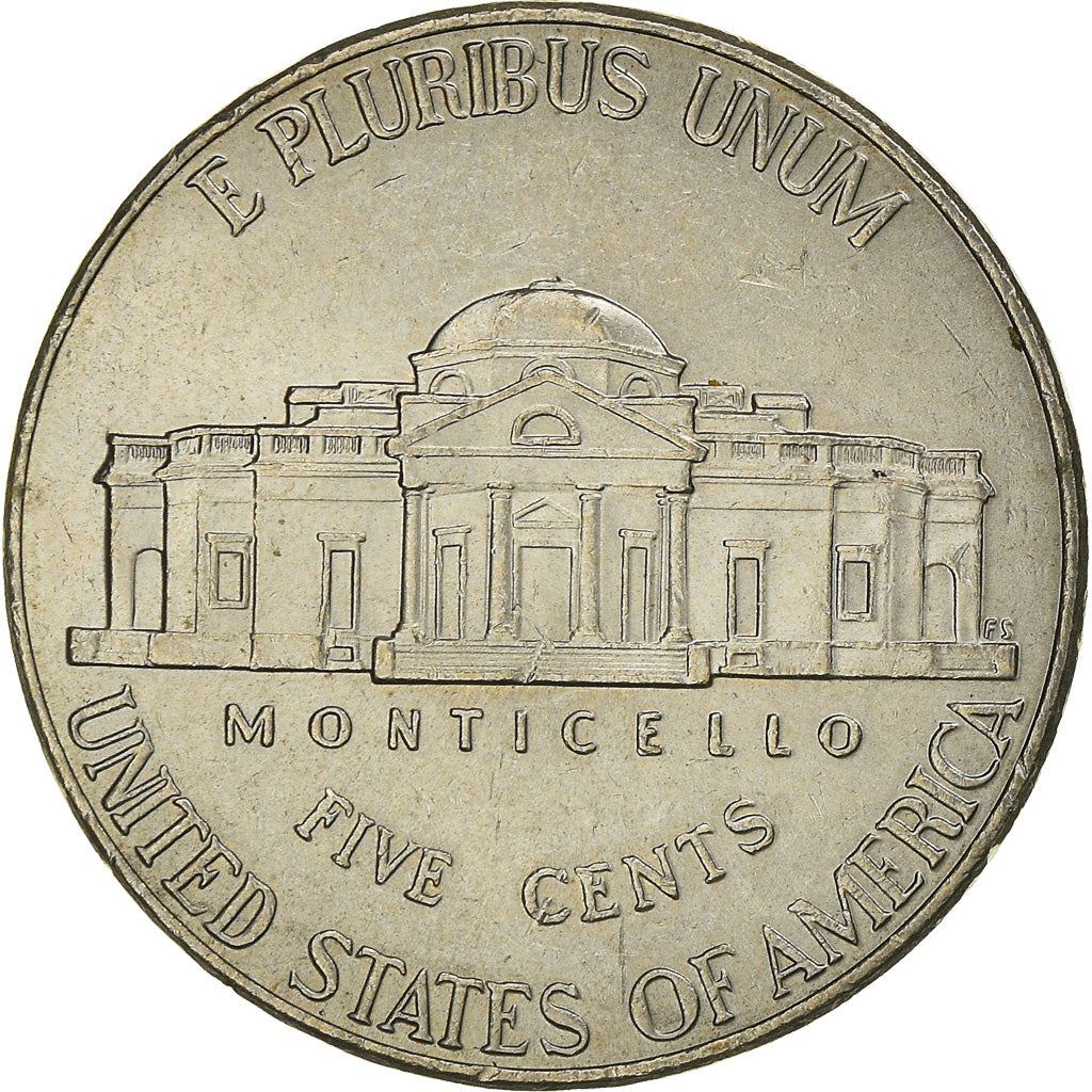 United States Coin American 5 Cents | Thomas Jefferson | Monticello | KM381 | 2006 - 2021