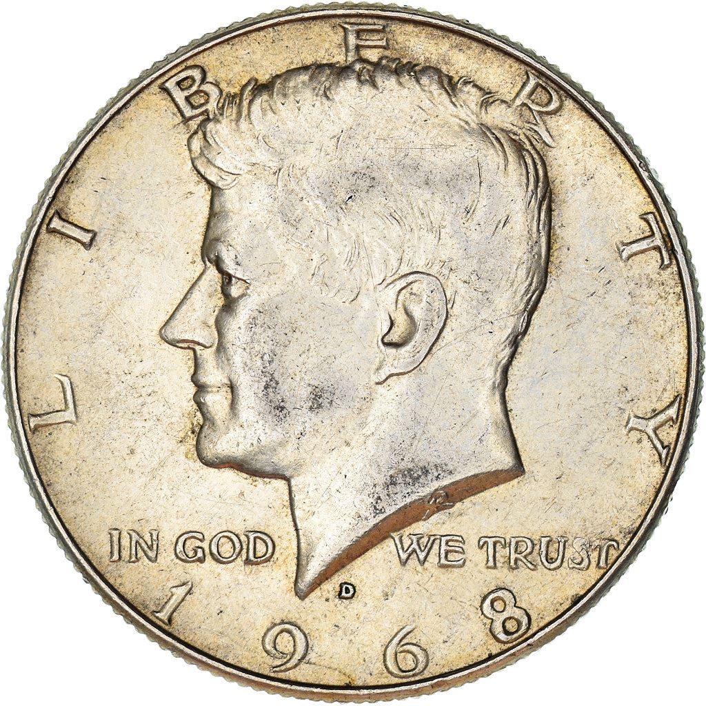 United States Coin American Half Dollar | John Fitzgerald Kennedy | Presidential Seal | KM202a | 1965 - 1970