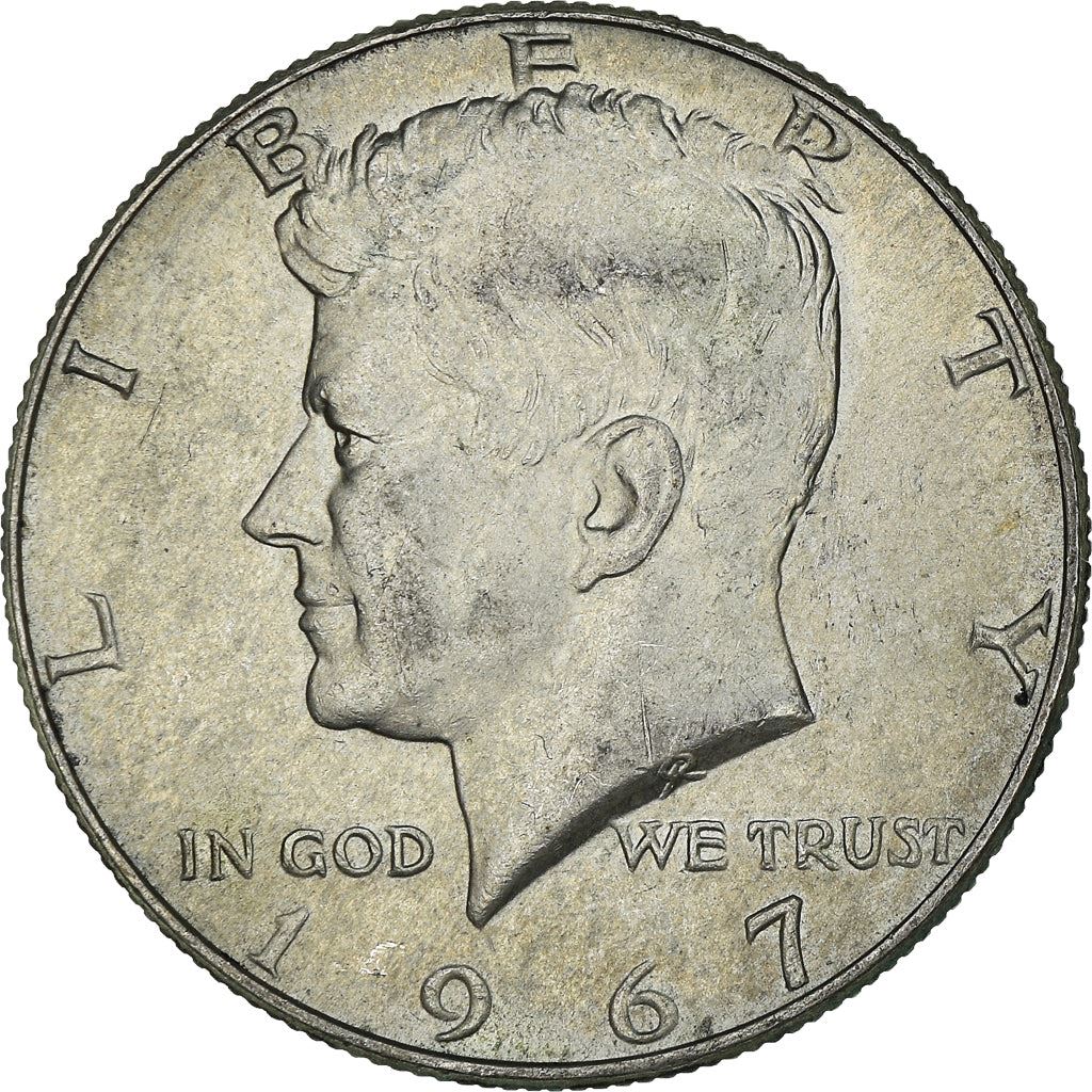 United States Coin American Half Dollar | John Fitzgerald Kennedy | Presidential Seal | KM202a | 1965 - 1970