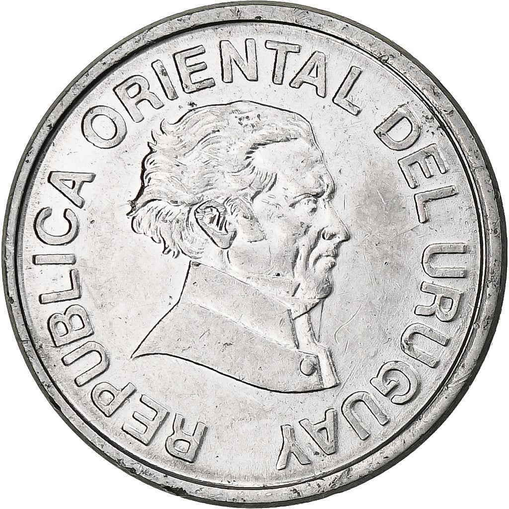 Uruguay 50 Centesimos Coin | Jose Gervasio Artigas | KM106 | 1994 - 2008