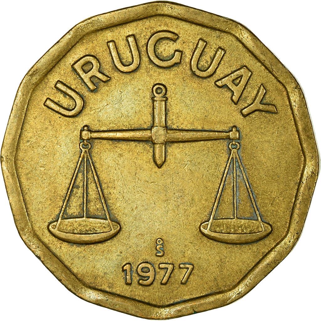 Uruguay Coin Uruguayan 50 Centésimos | Roman Scale | KM68 | 1976 - 1981