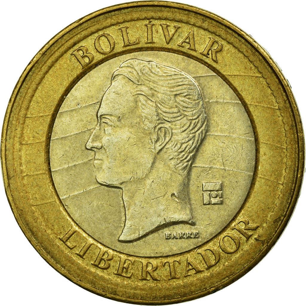 Venezuela | 1 Bolivar Coin | Palomo Horse | Simon Bolivar | KM93 | 2007 - 2012