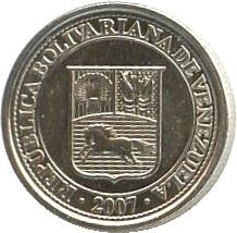 Venezuela | 10 Centimos Coin | Palomo Horse | Stars | KM89 | 2007 - 2012