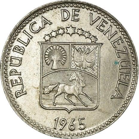 Venezuela | 5 Centimos Coin | Palomo Horse | Wreath | KM38.2 | 1964 - 1965