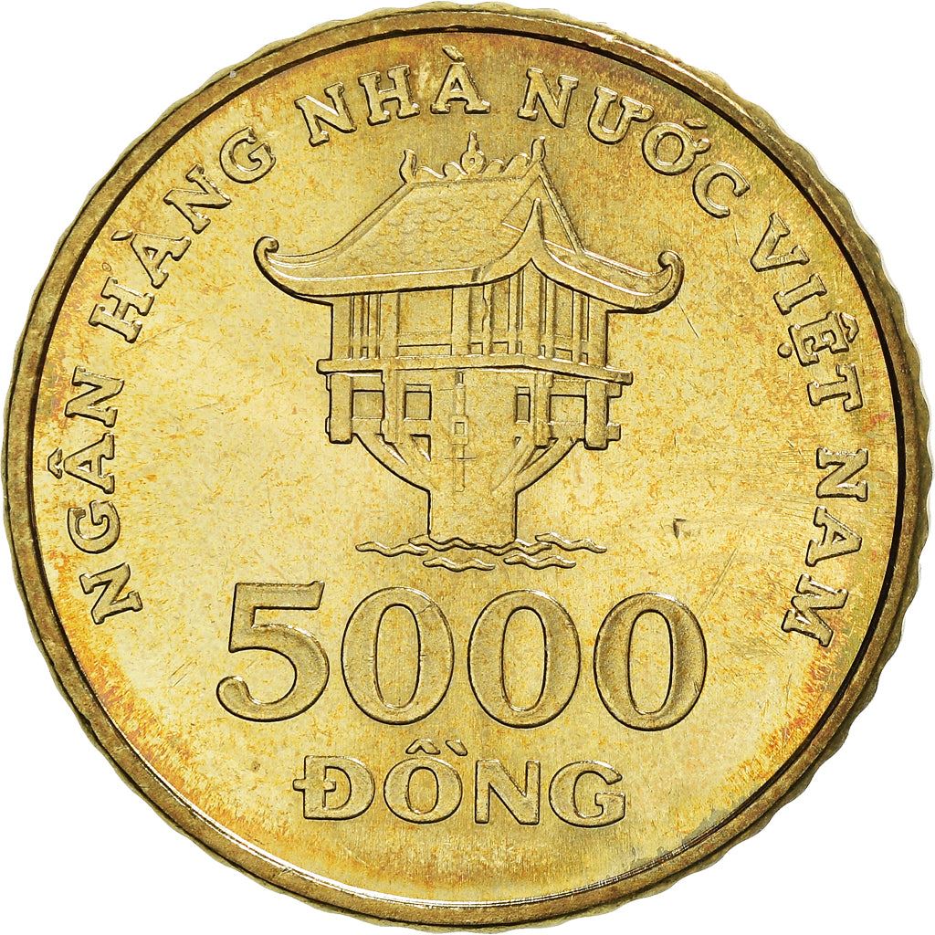 Vietnam Coin | 5000 Đồng | Pagoda | KM73 | 2003