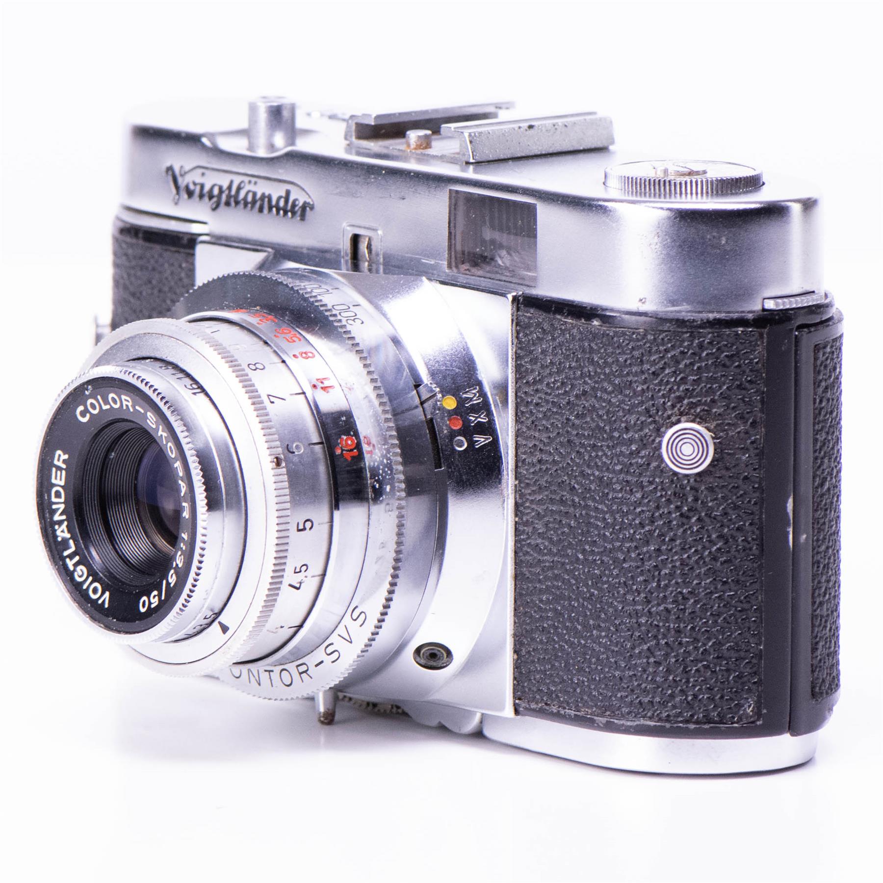 Voigtlander Vito B Camera | 50mm f3.5 | White | Germany | 1954