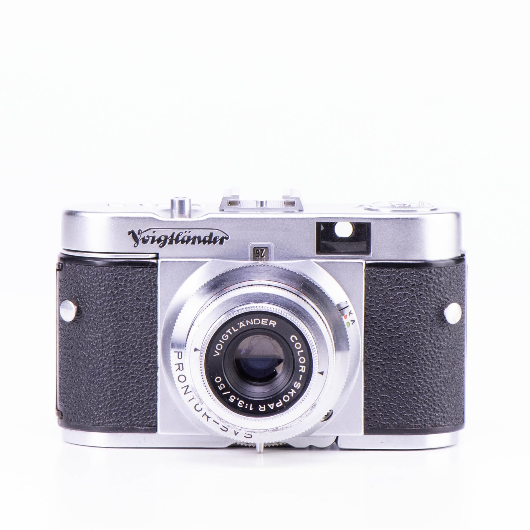 Voigtlander Vito B Camera | 50mm f3.5 lens | White | Germany | Not working