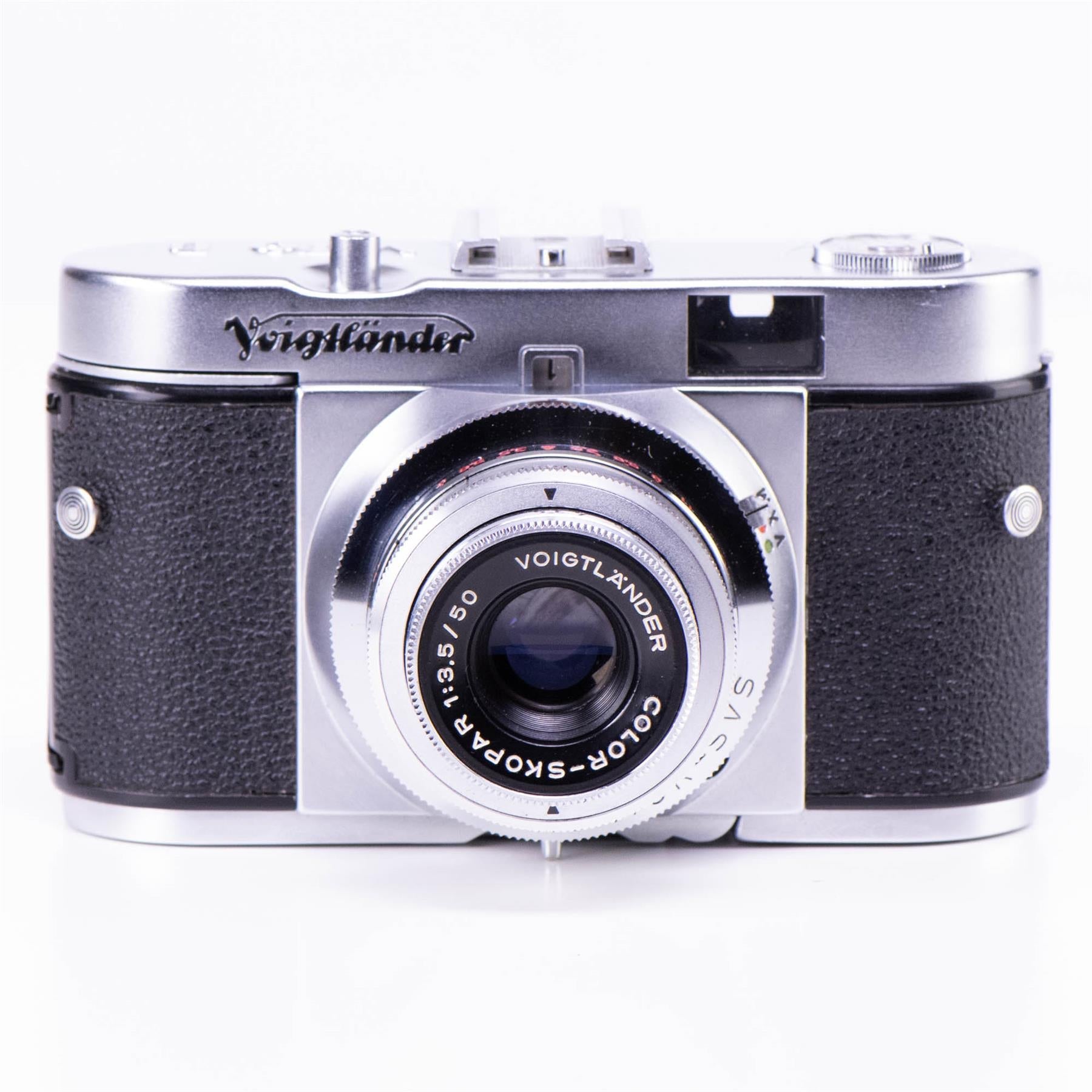 Voigtlander vito B Camera | 50mm f3.5 | White | Germany | 1954 | Not working