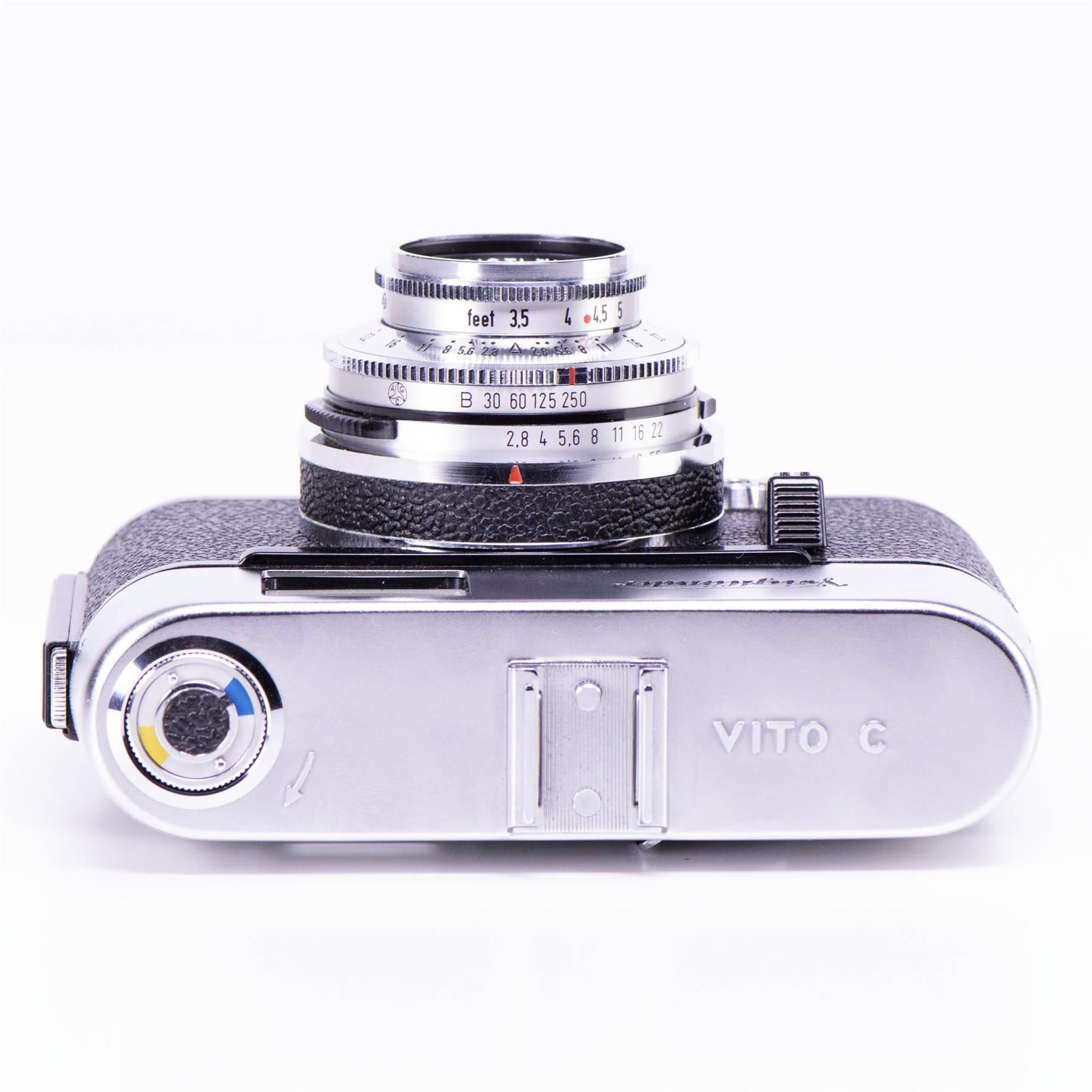 Voigtlander vito C Camera | 50mm f2.8 lens | White | Germany | 1960 - 1967