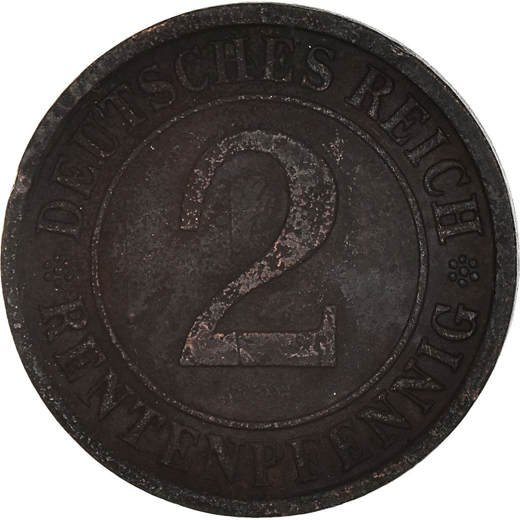 Weimar Republic 1 Rentenpfennig Coin | German Reich | KM30 | 1923 - 1929