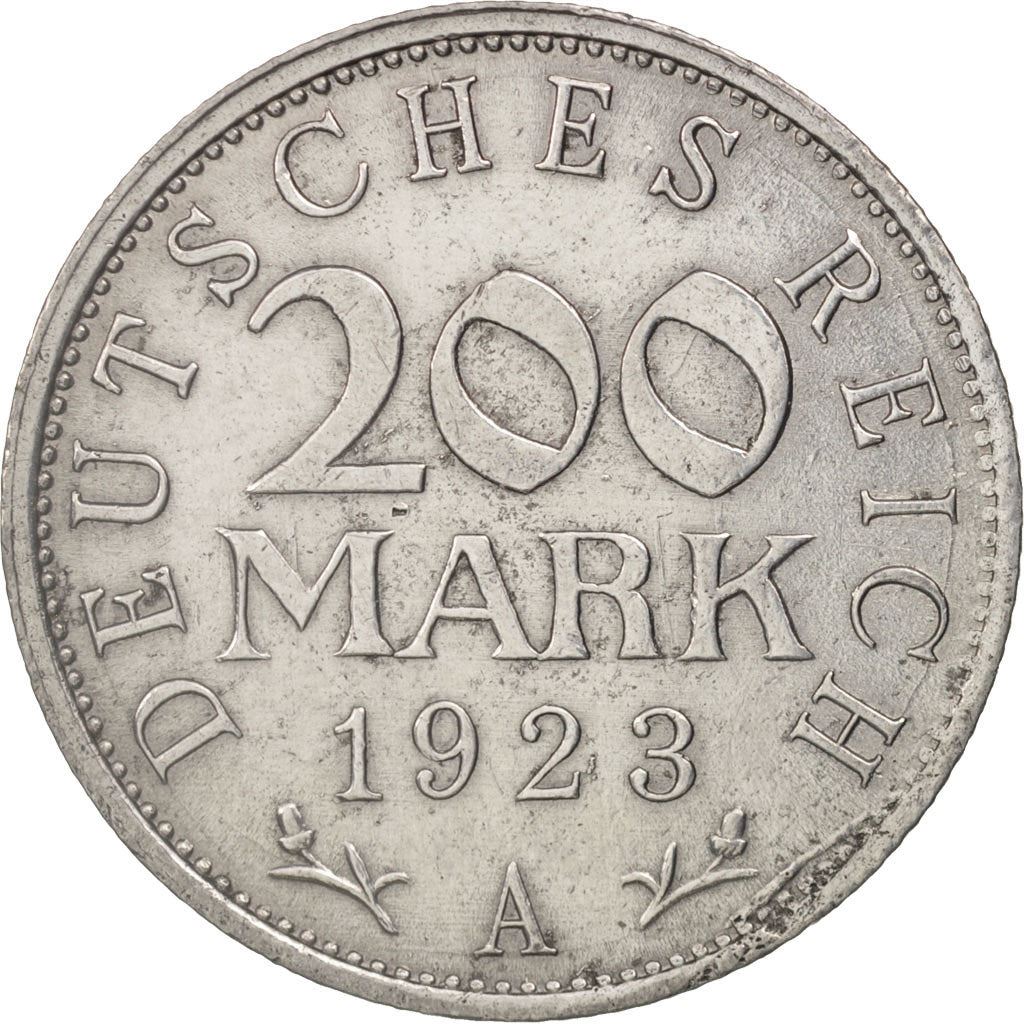 Weimar Republic 200 mark Coin | German Reich | KM35 | 1923