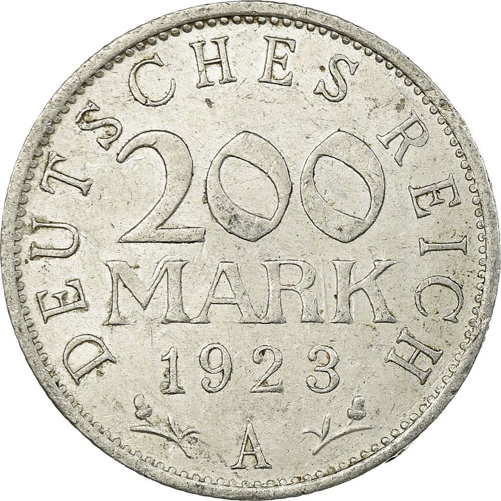 Weimar Republic 200 mark Coin | German Reich | KM35 | 1923