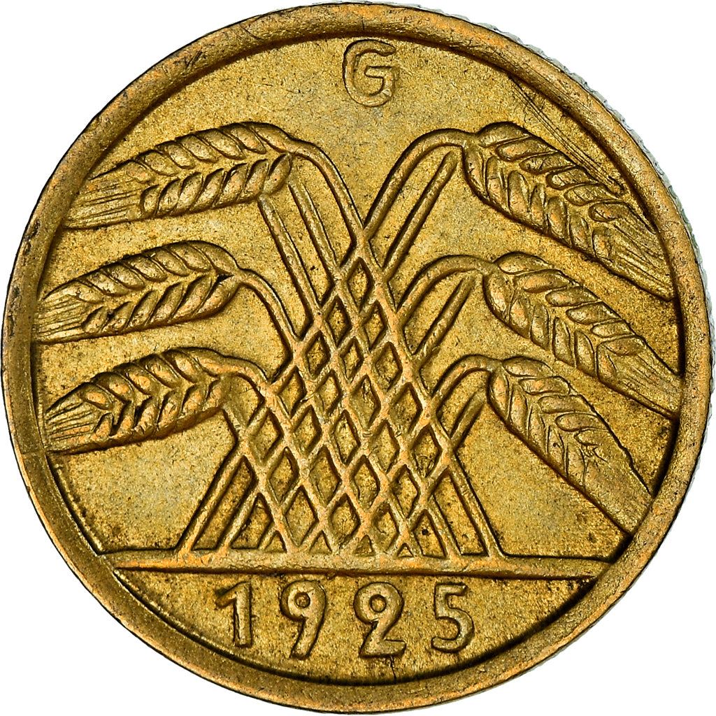 Weimar Republic 5 Reichspfennig Coin | German Reich | KM39 | 1924 - 1936