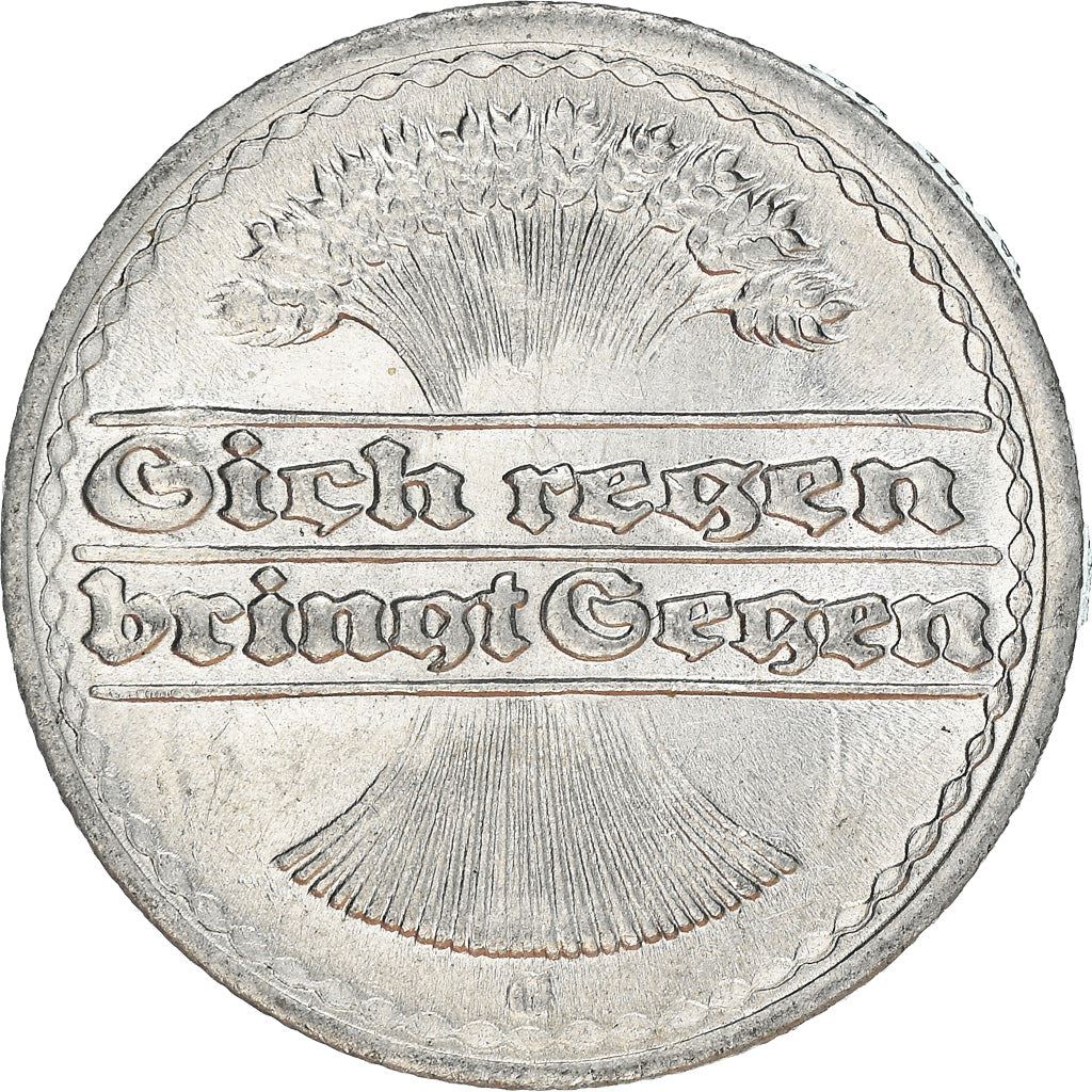 Weimar Republic 50 Pfennig Coin | German Reich | KM27 | 1919 - 1922