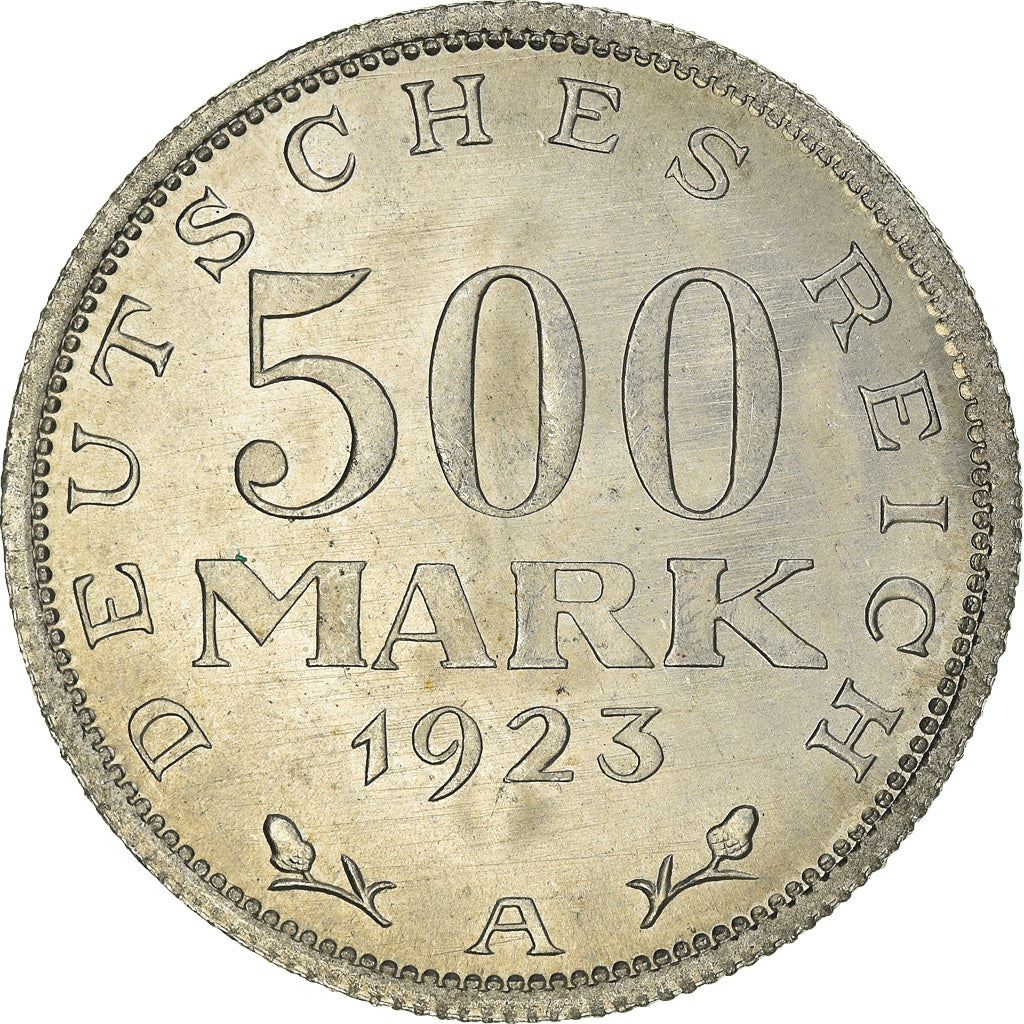 Weimar Republic 500 Mark Coin | German Reich | KM36 | 1923