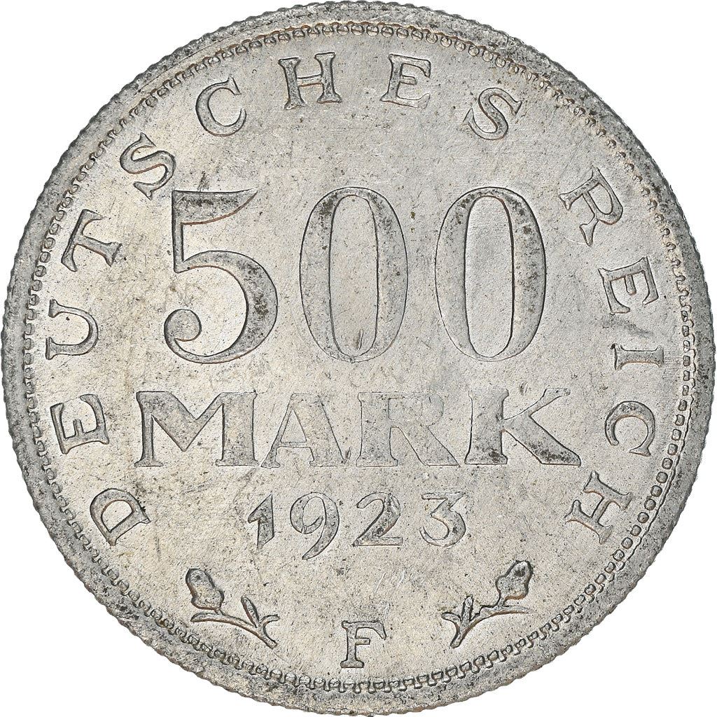 Weimar Republic 500 Mark Coin | German Reich | KM36 | 1923